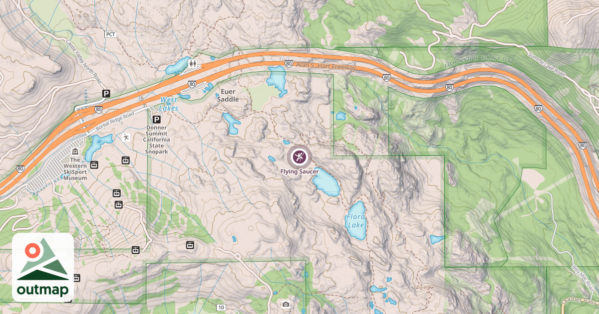 Map of Flying Saucer