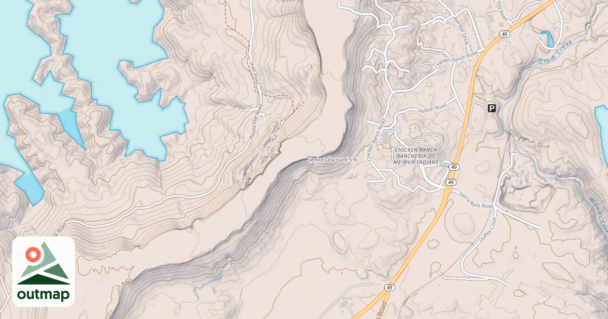 Map of Senior Discount