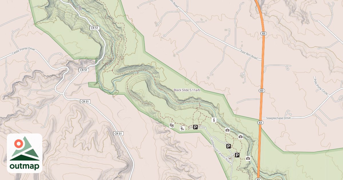 Map of Black Slide
