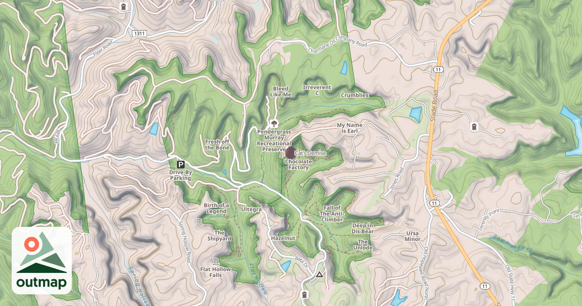 Map of Cat's Demise