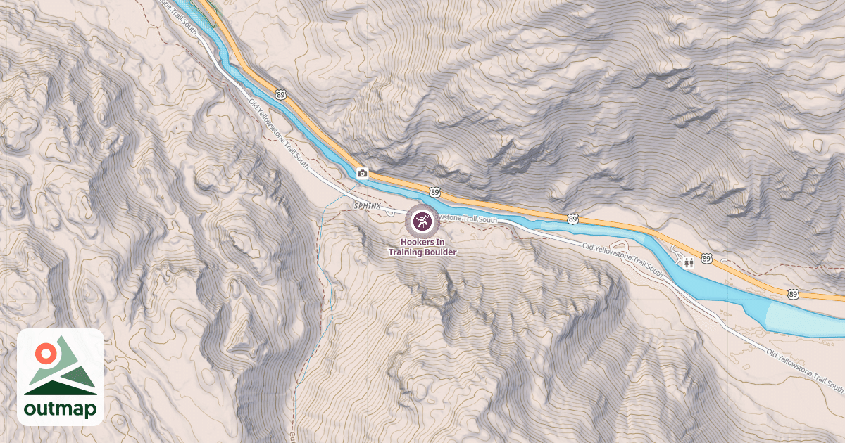 Map of Hookers In Training Boulder