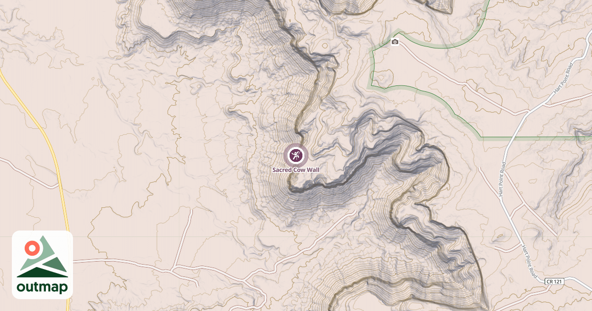 Map of Sacred Cow Wall