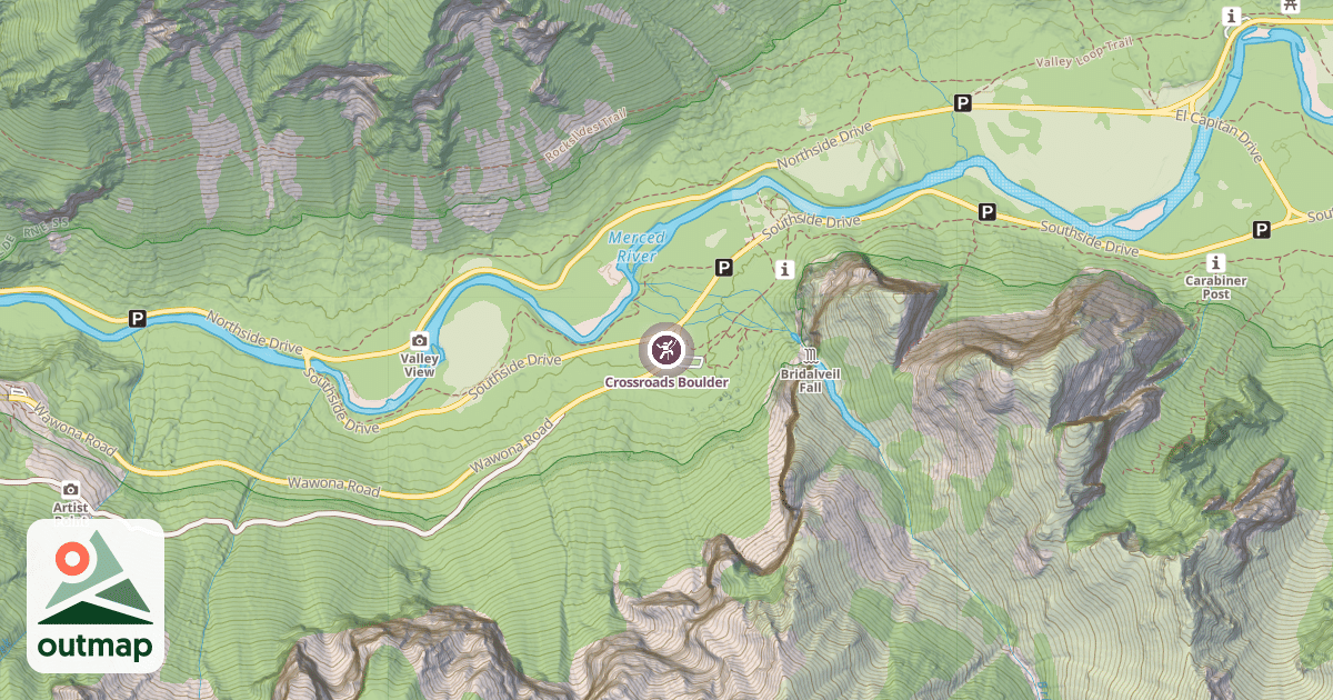 Map of Crossroads Boulder