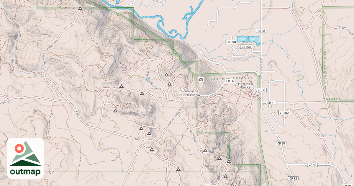 Map of Homemade Nunchucks
