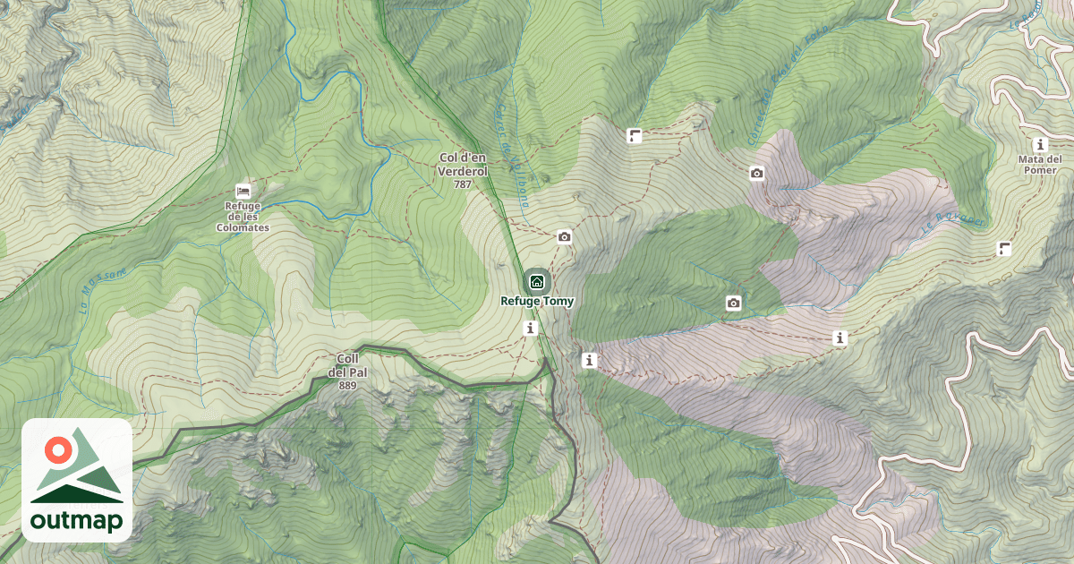 Map of Refuge Tomy