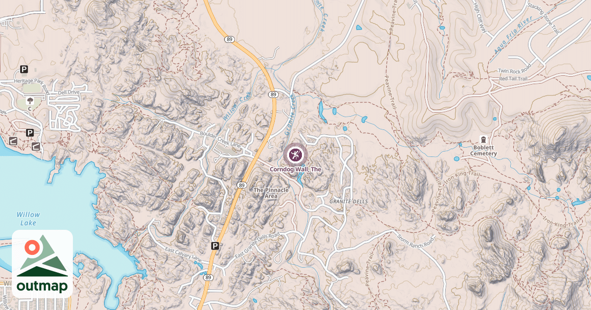 Map of Corndog Wall, The