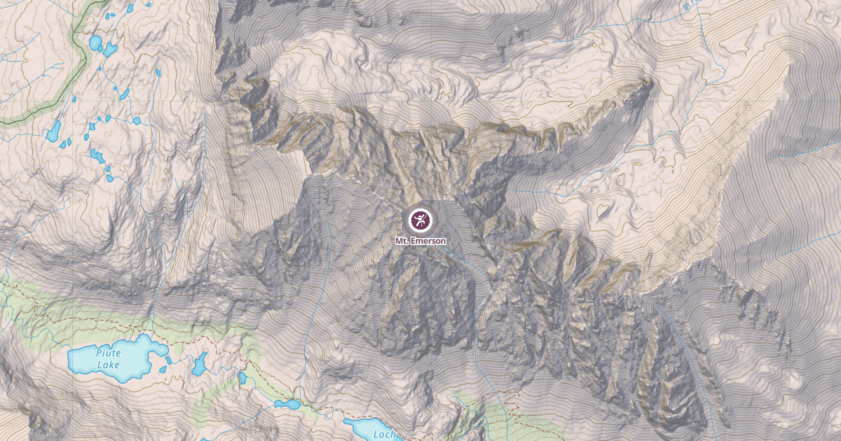 Map preview of Mt. Emerson