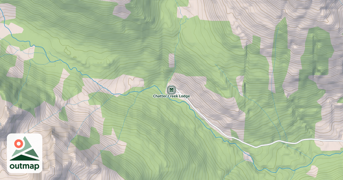 Map of Chatter Creek Lodge