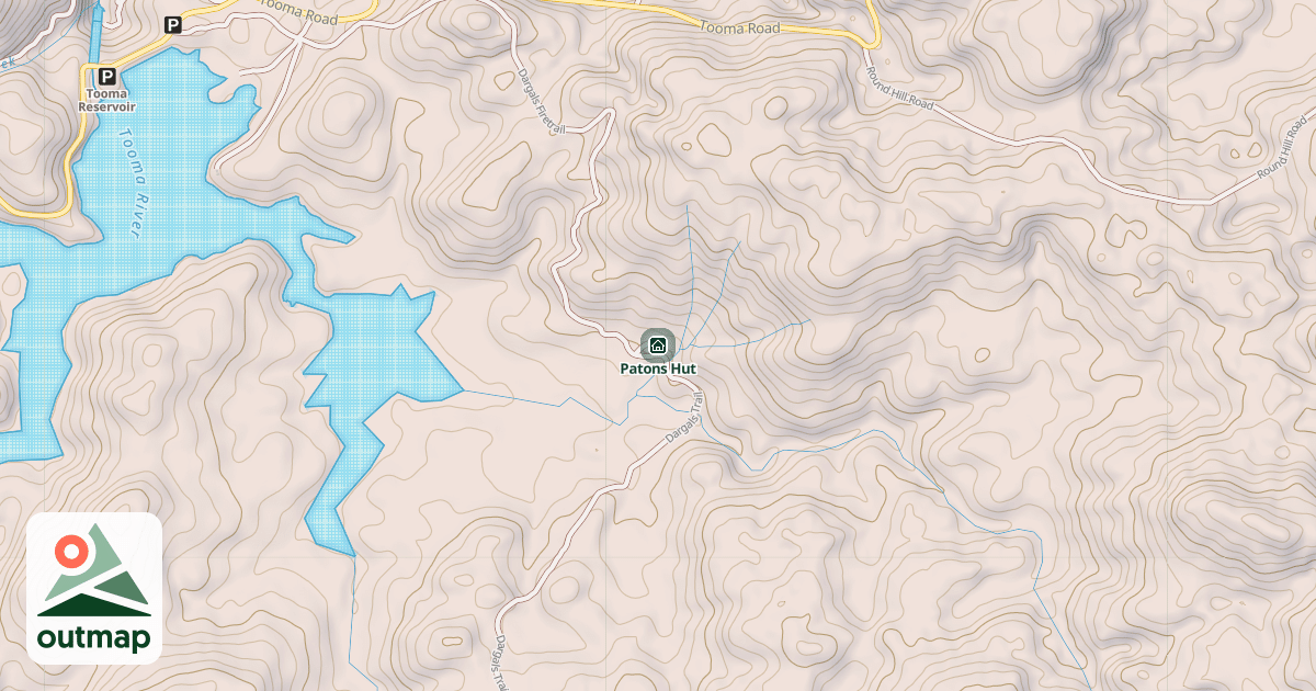 Map of Patons Hut
