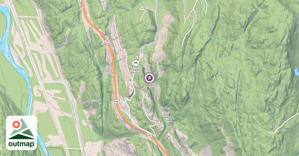 Map of Merlin