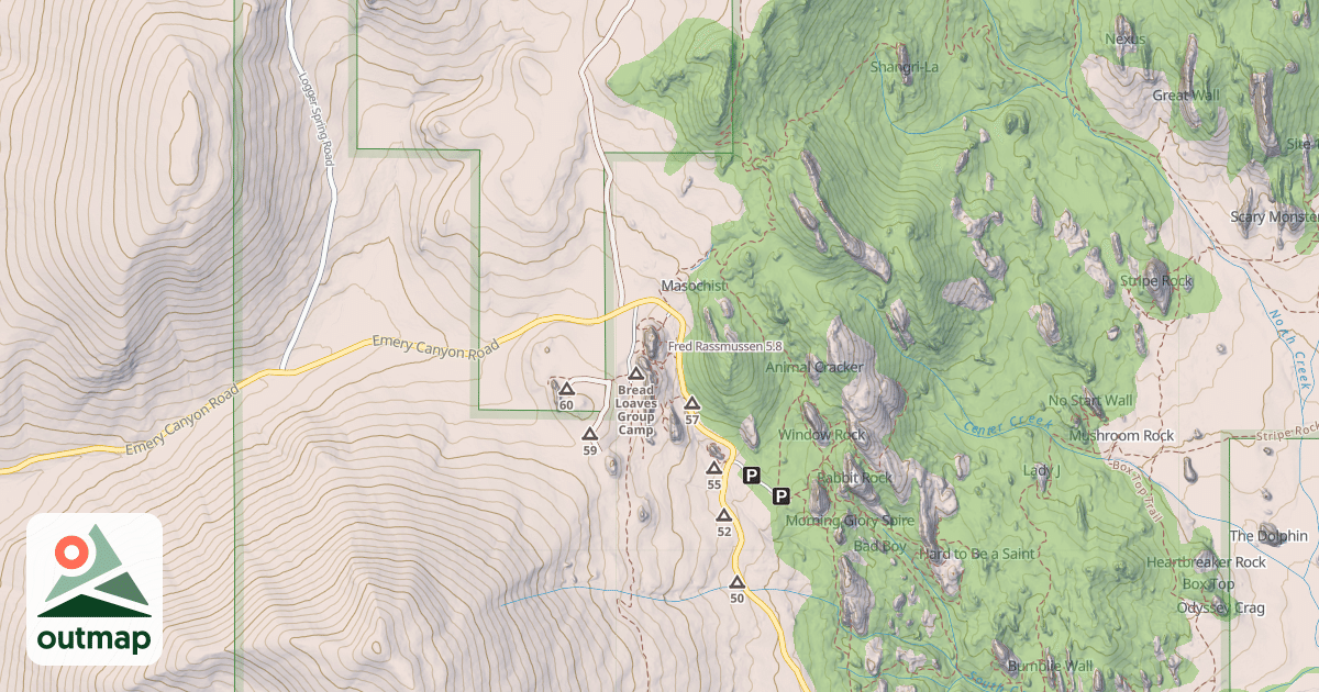 Map of Fred Rassmussen