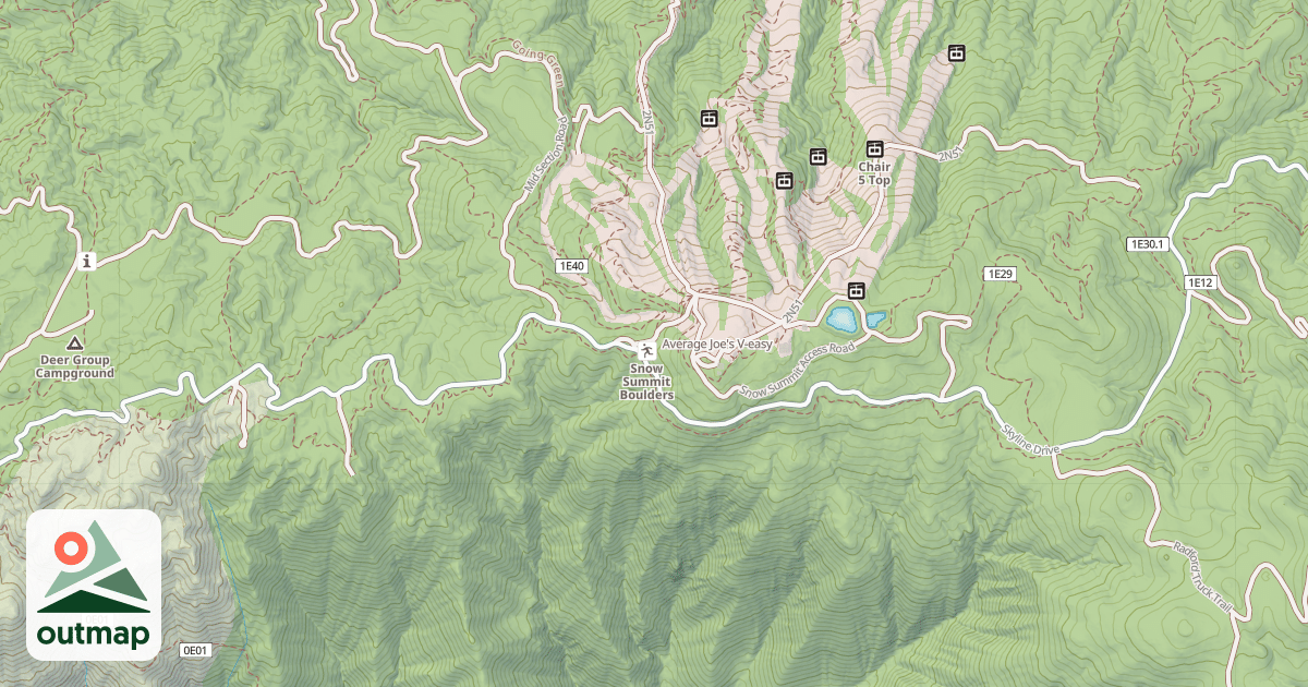Map of Average Joe's