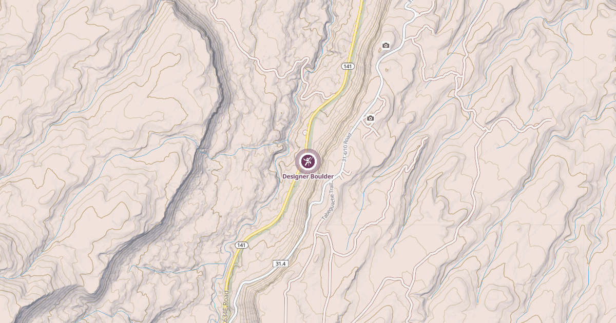 Map preview of Designer Boulder