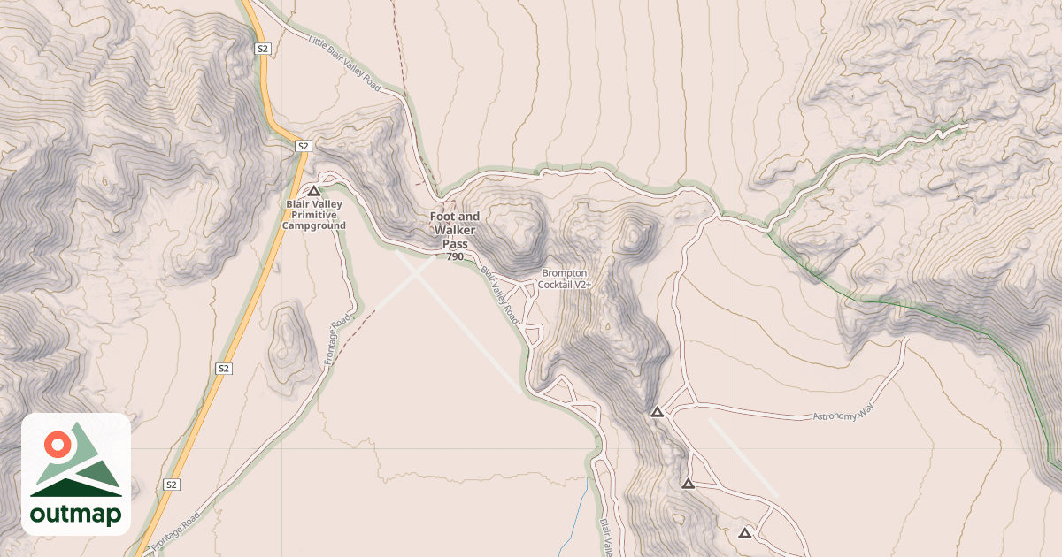 Map of Brompton Cocktail