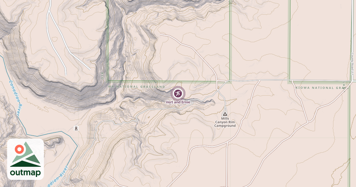 Map of Vert and Ernie