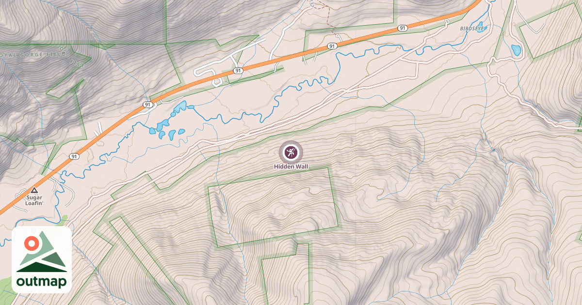 Map of Hidden Wall