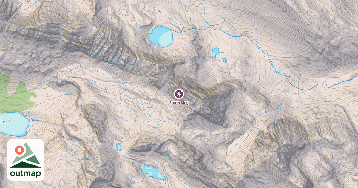 Map of Storm King