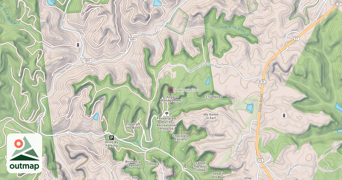 Map of Darwin Loves You