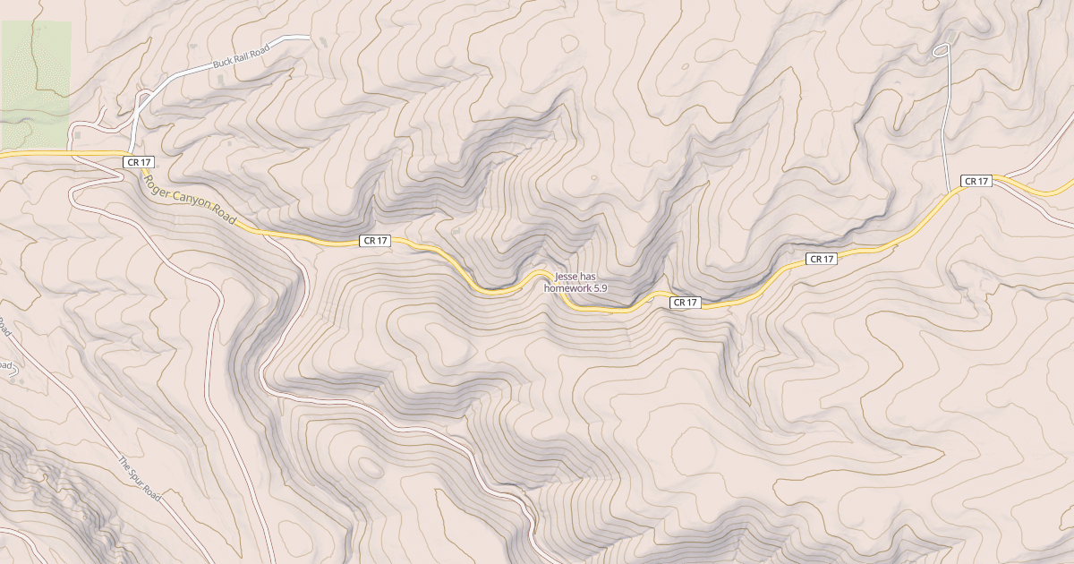 Map preview of Jesse has homework