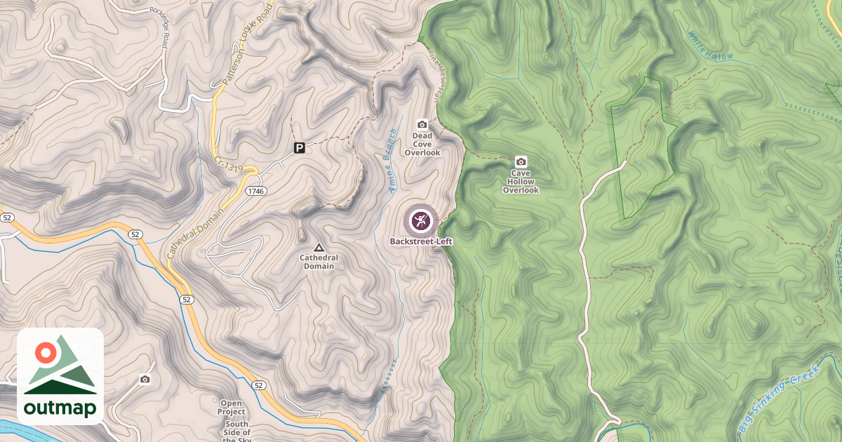 Map of Backstreet-Left