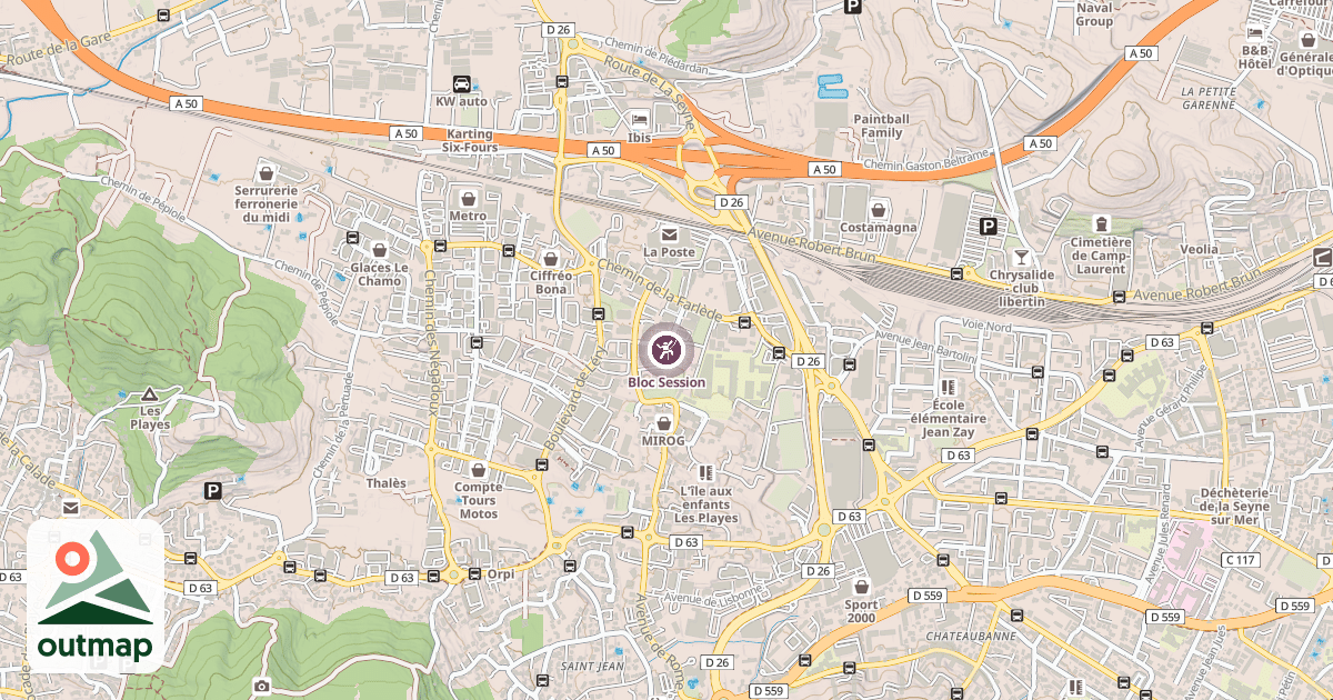Map of Bloc Session