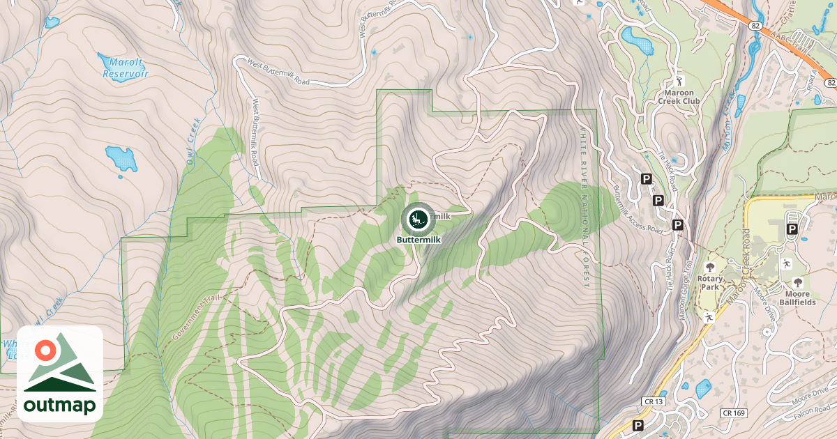 Map of Buttermilk