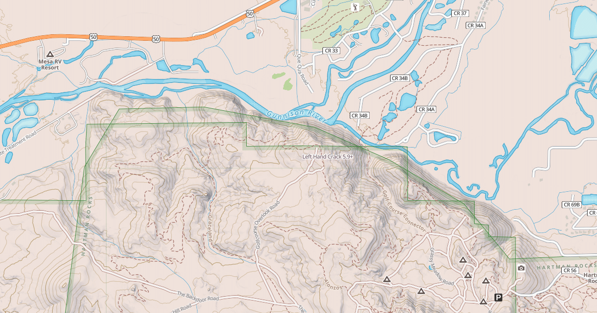 Map preview of Left Hand Crack
