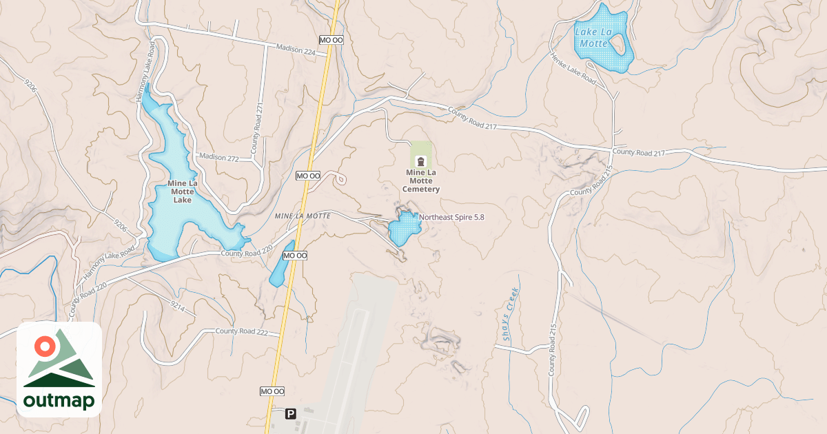 Map of Northeast Spire