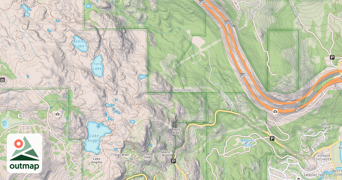 Map of High Voltage