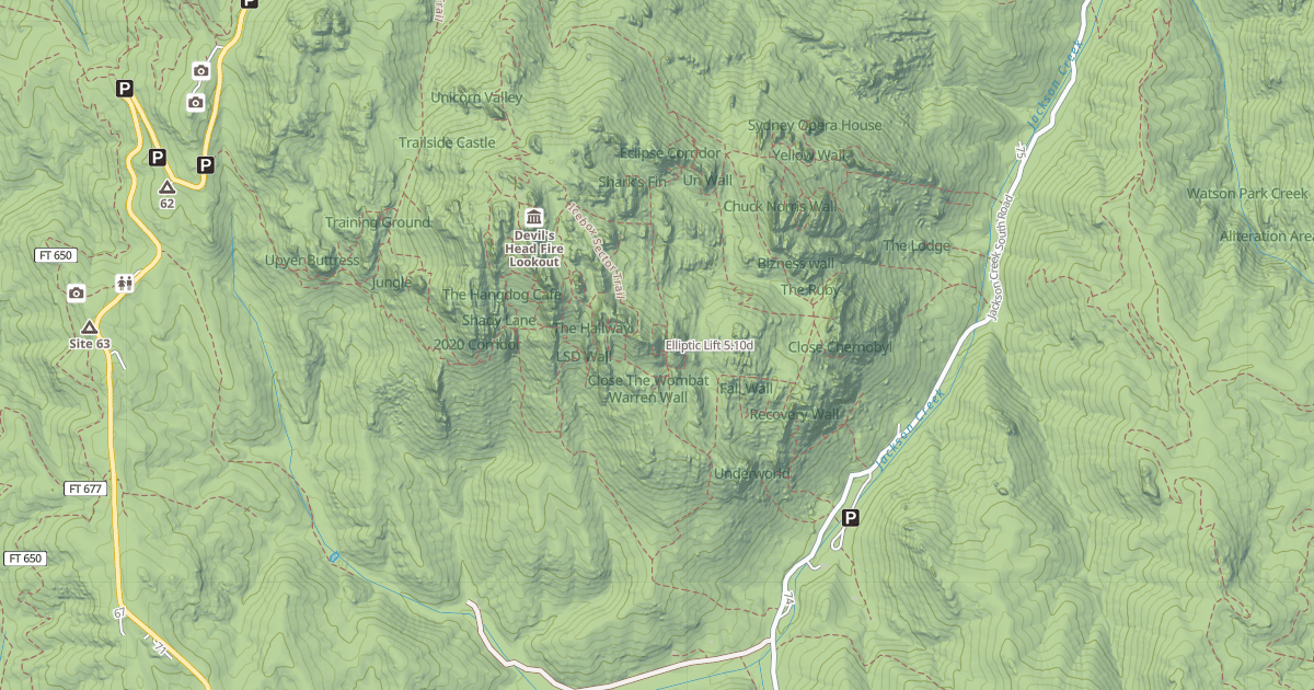 Map preview of Elliptic Lift