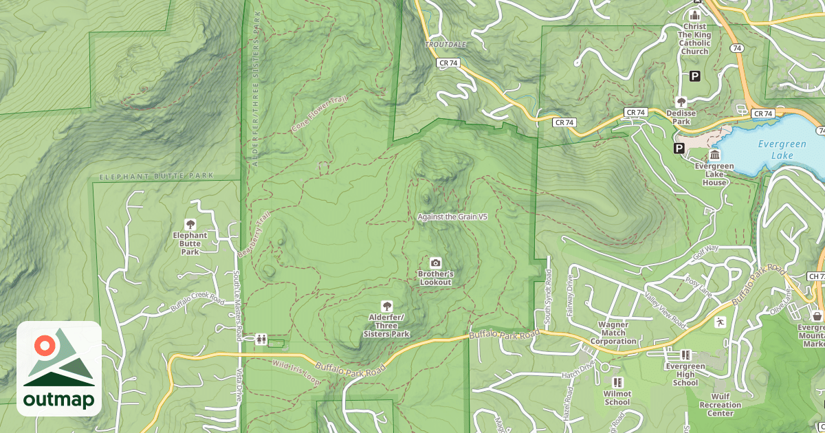 Map of Against the Grain