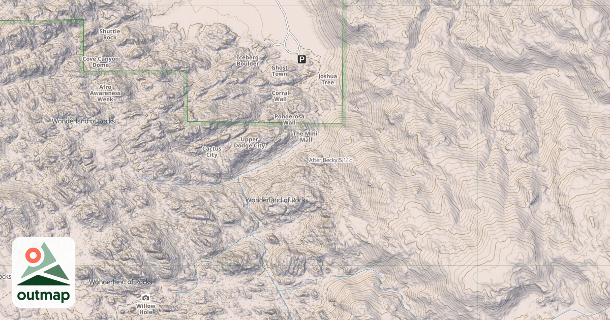 Map of After Becky