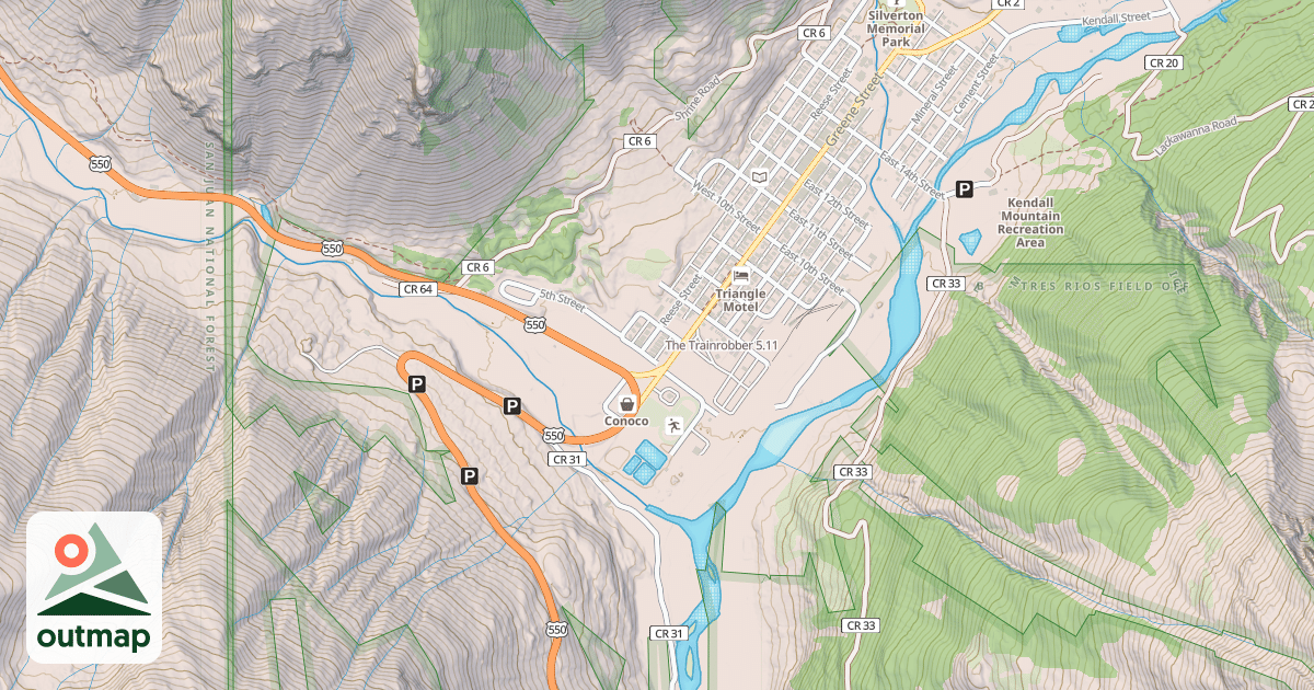 Map of The Trainrobber