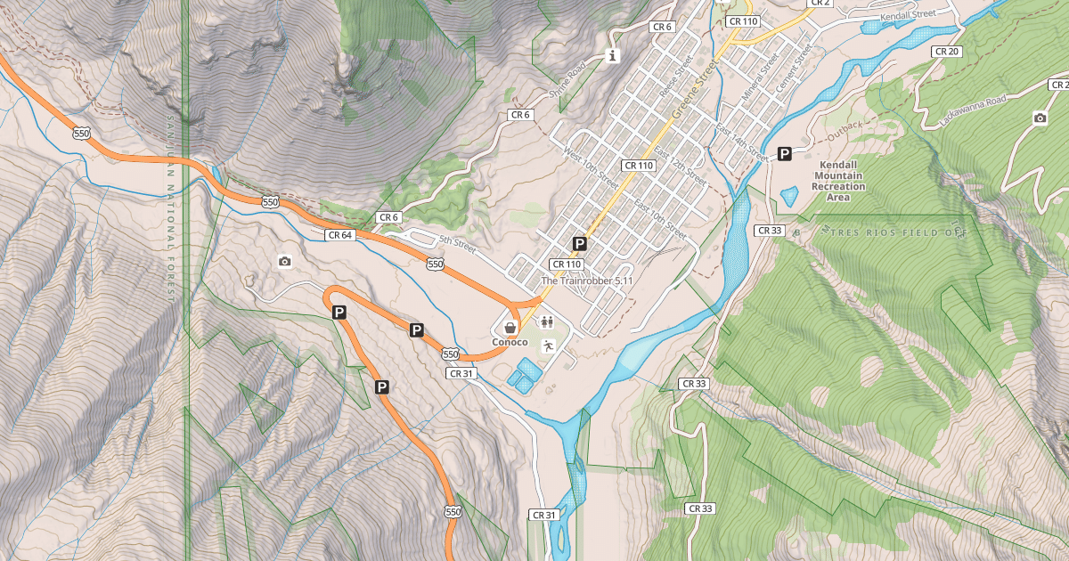 Map preview of The Trainrobber