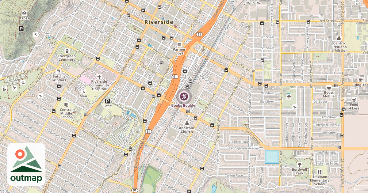 Map of Boobs Boulder