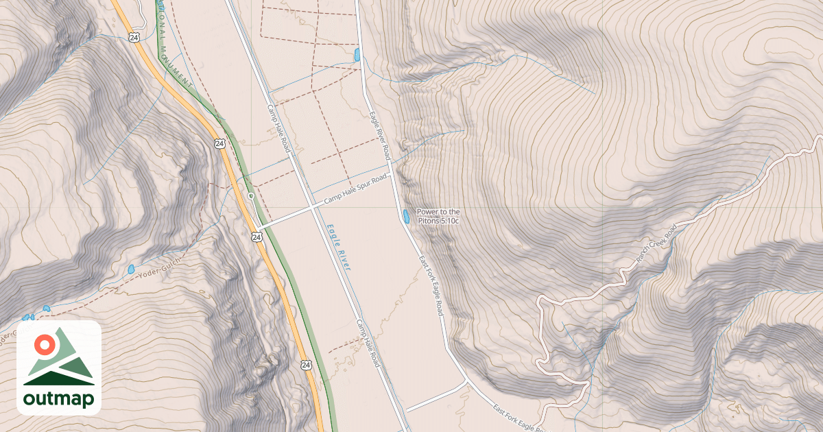 Map of Power to the Pitons