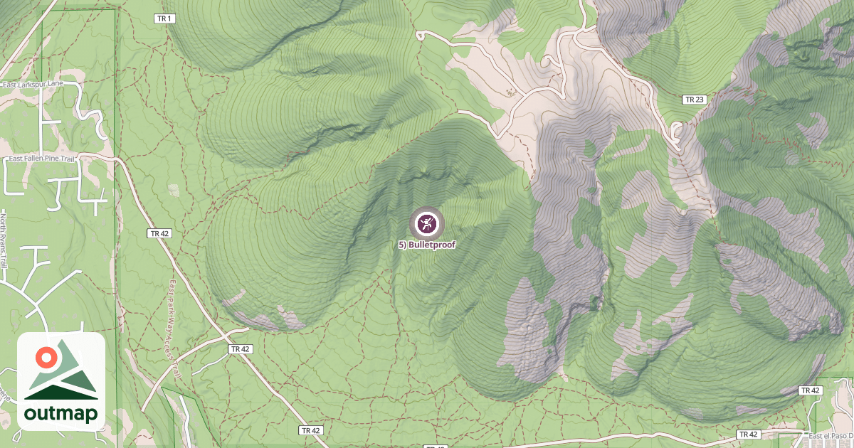 Map of 5) Bulletproof