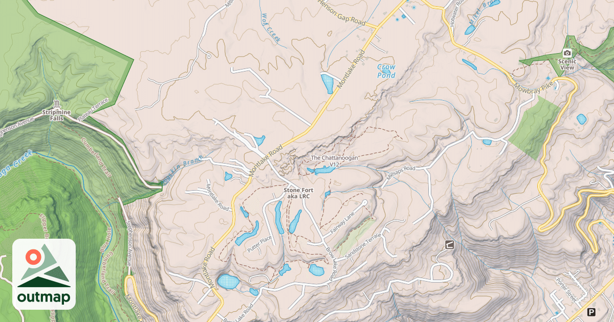 Map of The Chattanoogan