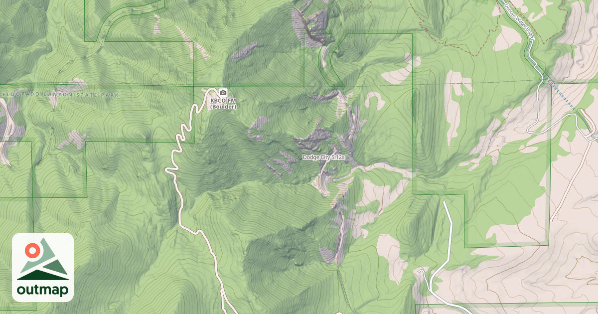 Map of Dodge City