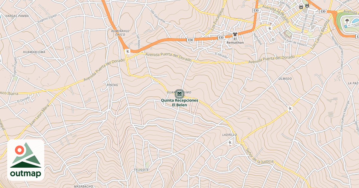 Map of Quinta Recepciones El Belen