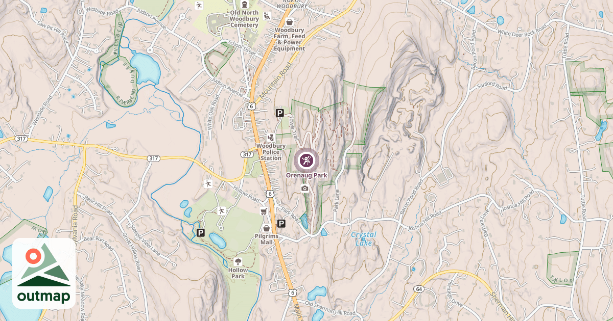 Map of Orenaug Park