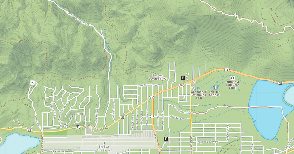 Map preview of Bro Co's traverse #1