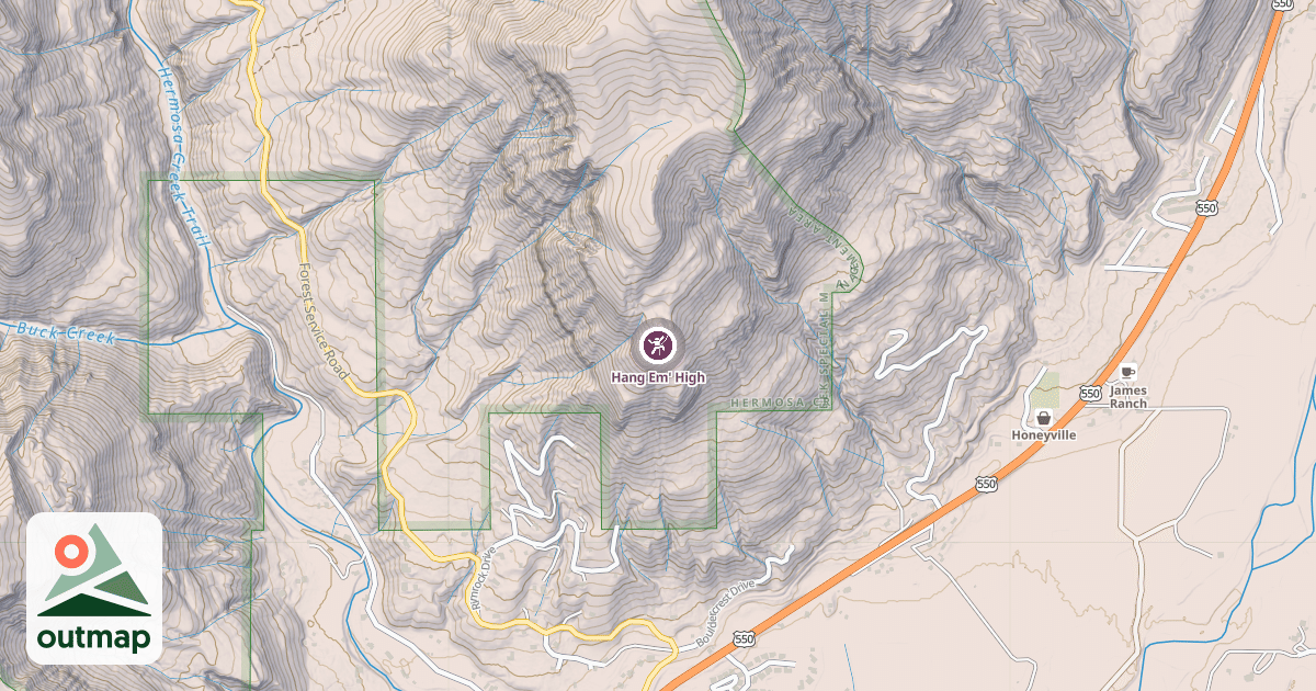 Map of Hang Em' High