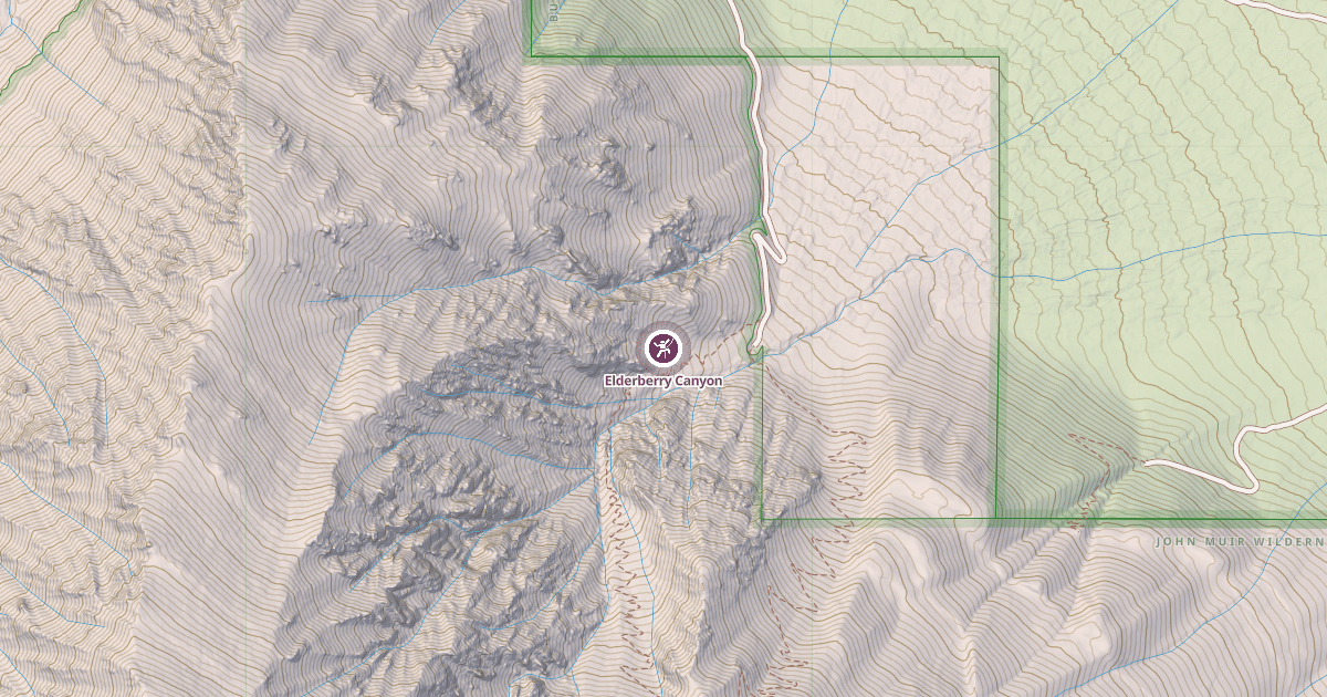 Map preview of Elderberry Canyon