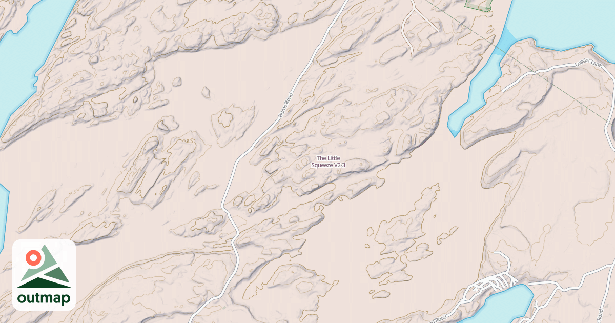 Map of The Little Squeeze
