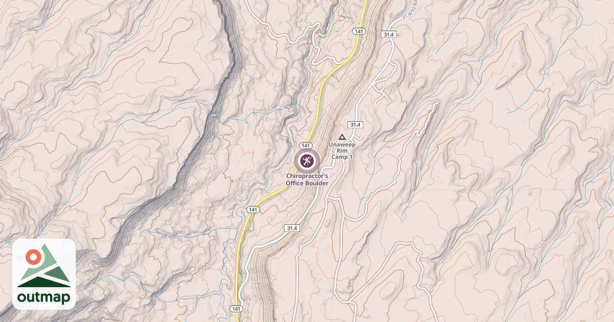 Map of Chiropractor's Office Boulder