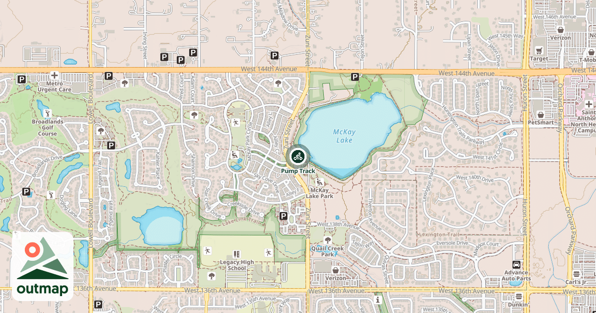 Map of Pump Track
