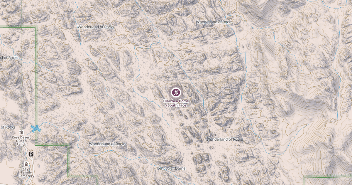 Map preview of Diarrhea Dome - South Face
