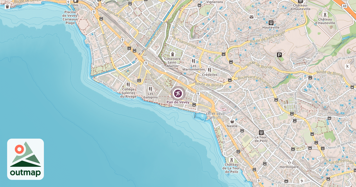 Map of Pan de Vevey