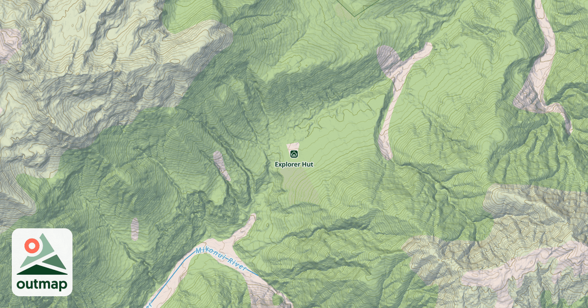 Map of Explorer Hut